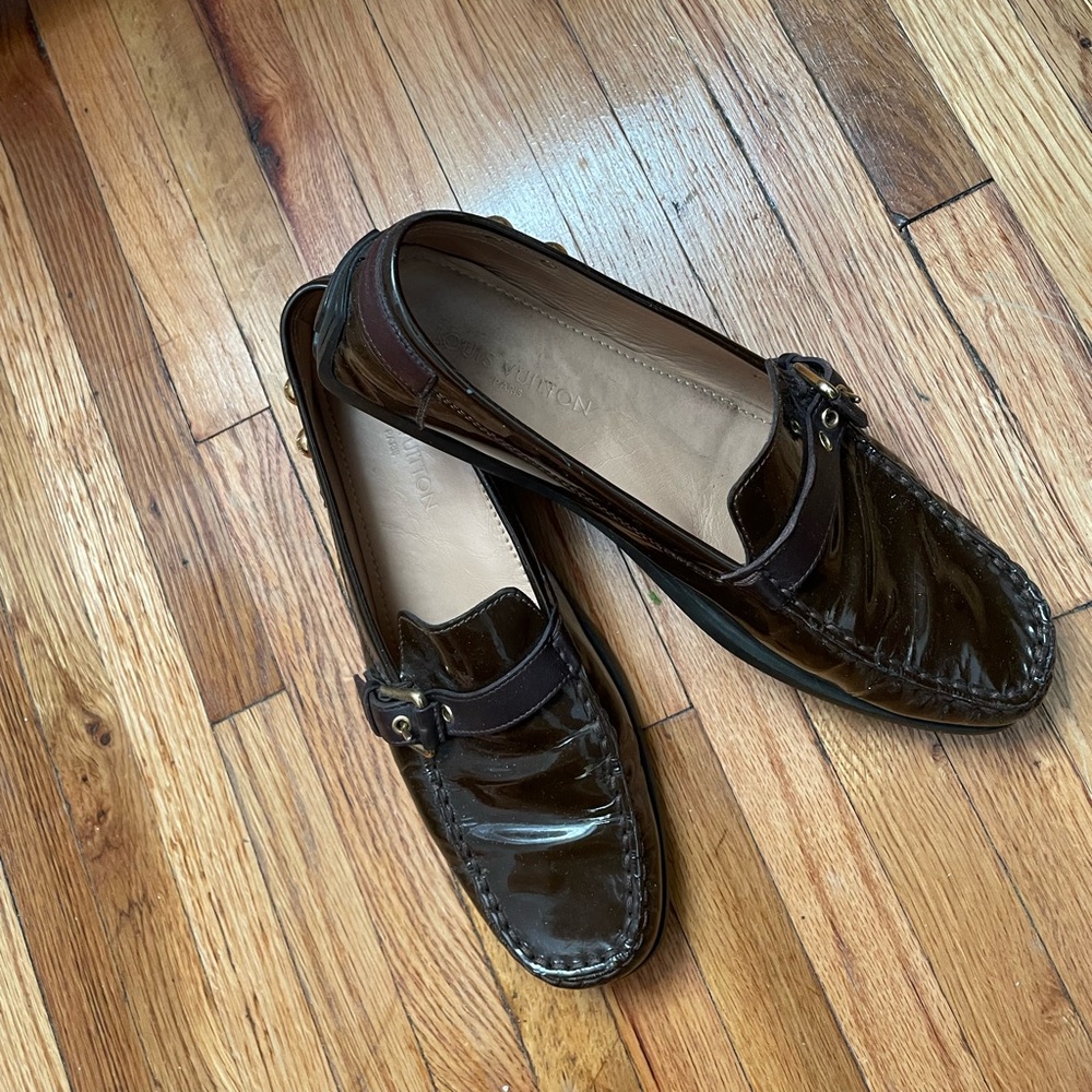 Louis Vuitton Patent Leather Loafers